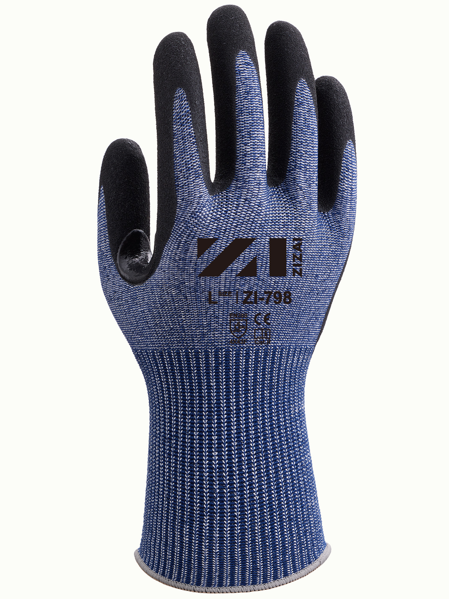 薄手 ニトリル背抜き 耐切創手袋 ZIZAI ZI-798 | 耐切創手袋・作業用