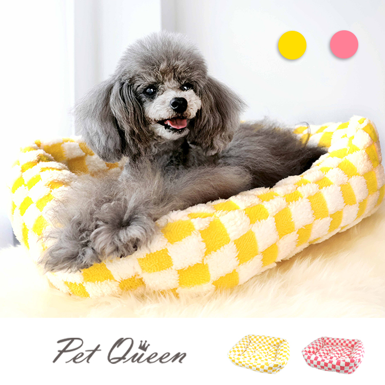 2024年秋冬新商品】カラフルチェックベッド | Pet Queen ペット