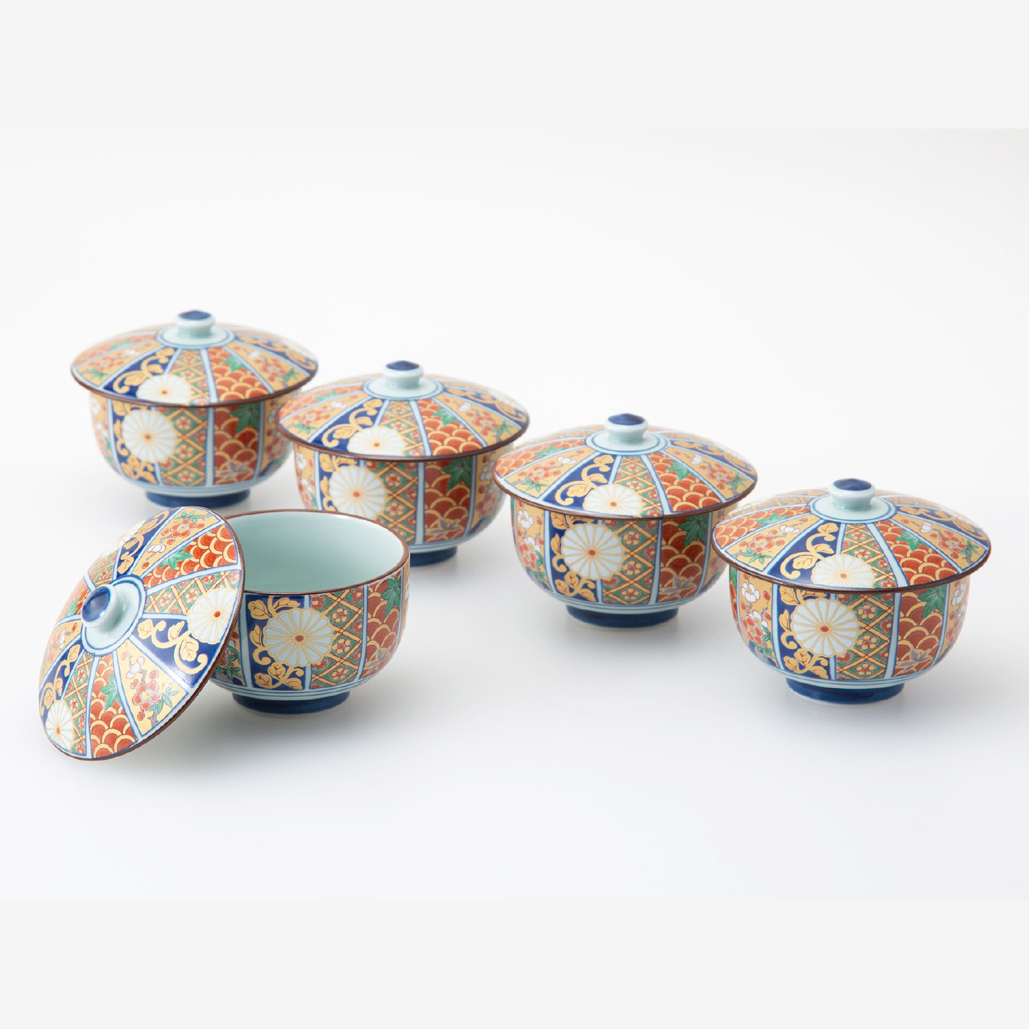 古伊万里花唐草珍品玉手箱【桐箱付】 玉手箱【大】 | sumino