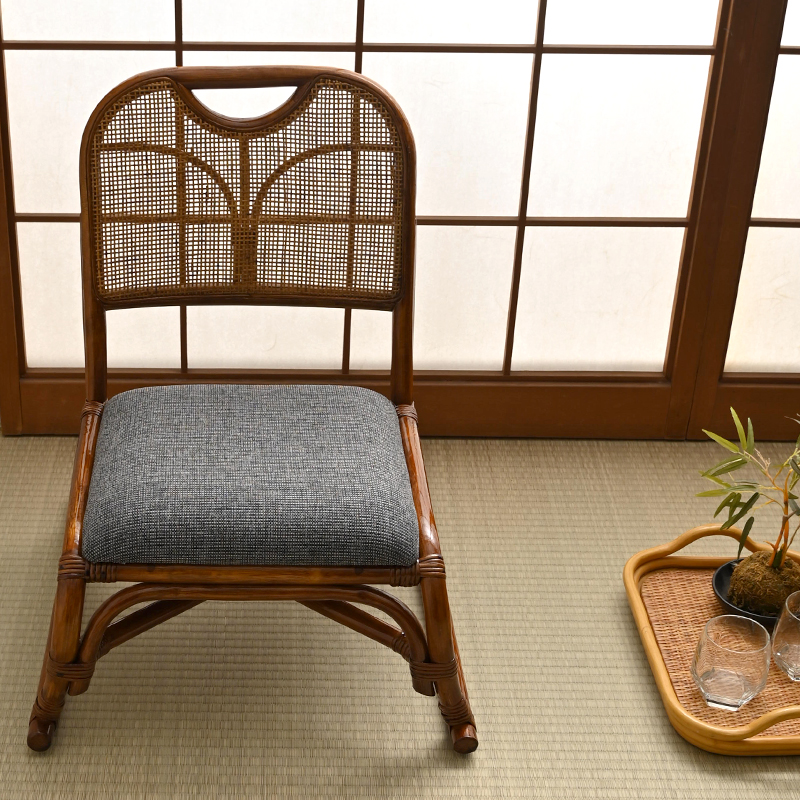 ラタン 1人掛け座椅子(×3) ラタン 1人掛け座椅子(×3) 東谷 ラタン