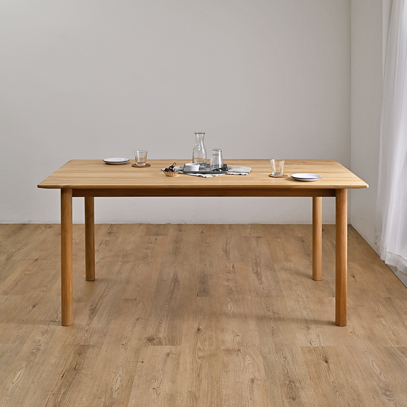 T376RX HOKOS チーク無垢材 ダイニングテーブル 幅160cm | 【SR-net