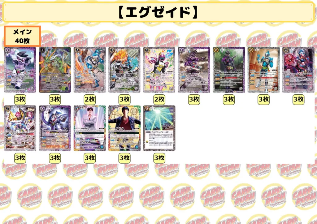 バトルスピリッツ 仮面ライダーエグゼイドデッキ 仮面ライダーエグゼ
