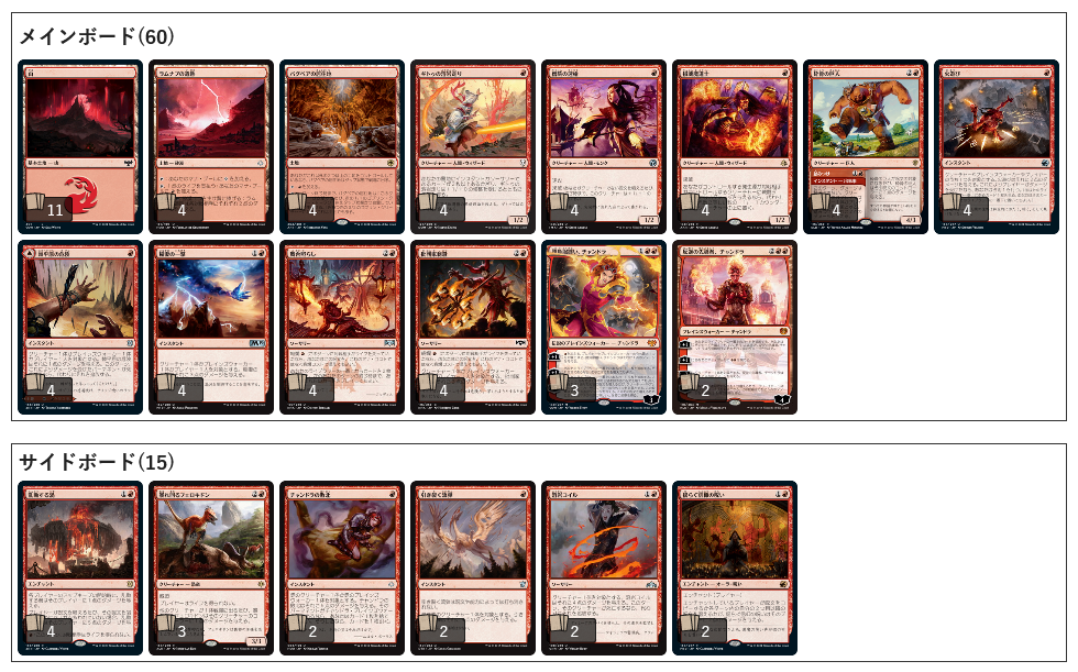 MTG】パイオニア環境の部族デッキ『赤単ゴブリン』デッキレシピ