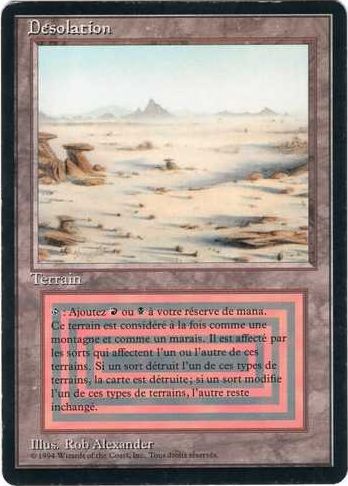 MTG Badlands 英語 3ED リバイズド デュアルランド b MTG Badlands