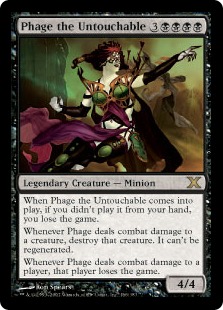 MTG【触れられざる者フェイジ】LGN foil 日本語 触れられざる者