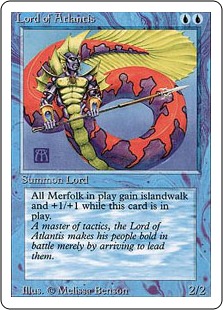 アトランティスの王/Lord of Atlantis》[7ED] 青R | 日本最大級 MTG