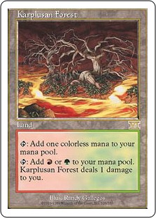 カープルーザンの森/Karplusan Forest》[ICE] 土地R | 日本最大級 MTG