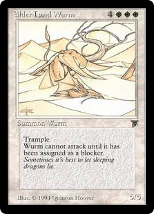 老いたるランド・ワーム/Elder Land Wurm》[LEG] 白R | 日本最大級 MTG