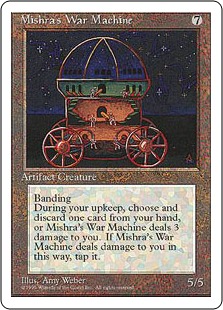 ミシュラの戦争機械/Mishra's War Machine》[3ED] 茶R | 日本最大級