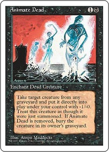 Foil】《動く死体/Animate Dead》[ジャッジ褒賞] 黒 | 日本最大級 MTG