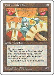 悪魔の機械/Diabolic Machine》[4ED] 茶U | 日本最大級 MTG通販サイト