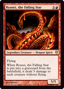 マジックザギャザリング 降る星、流星 foil プロモ 2枚 サインド？