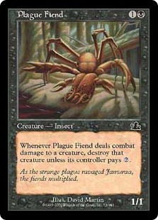 Foil】《疫病悪鬼/Plague Fiend》[PCY] 黒C | 日本最大級 MTG通販
