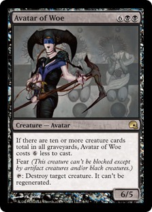 Foil】《悲哀の化身/Avatar of Woe》[GRB] 黒R | 日本最大級 MTG通販