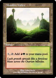 モスファイアの谷/Mossfire Valley》[ODY] 土地R | 日本最大級 MTG通販