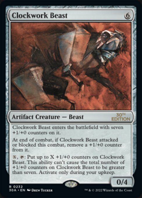 機械仕掛けの獣/Clockwork Beast》[30A] 茶R | 日本最大級 MTG通販