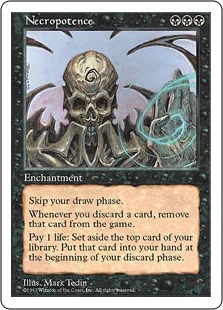 ネクロポーテンス/Necropotence》[5ED] 黒R | 日本最大級 MTG通販