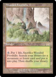 MTG 樹木茂る山麓 オンスロート 日本語 1枚 ② 樹木茂る山麓/Wooded