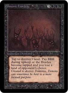 Demonic Hordes》[3ED] 黒R | 日本最大級 MTG通販サイト「晴れる屋」