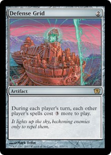 MTG 防御の光網 foil Foil】《防御の光網/Defense Grid》[9ED]