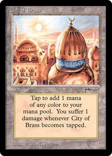 □黒枠□《真鍮の都/City of Brass》[CHRBB] 土地R | 日本最大級 MTG