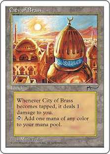 Foil】《真鍮の都/City of Brass》(Junior Super Series)[DCIマーク