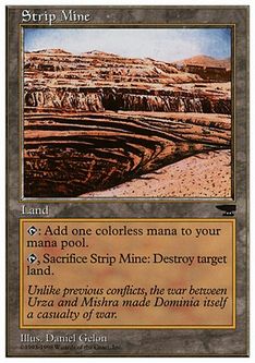 露天鉱床/Strip Mine》[4ED] 土地U | 日本最大級 MTG通販サイト