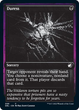 098)《強迫/Duress》[DBL-MID] 黒C | 日本最大級 MTG通販サイト