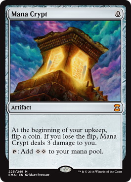MTG Mana Crypto 魔力の墓所 プロモ 黒枠 魔力の墓所/Mana Crypt