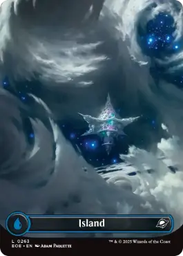 Foil】(263)□ボーダーレス□《島/Island》[EOE] 土地 | 日本最大級