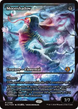 フラクチャー・Foil】(396)□ショーケース□《月影/Moonshadow》[ECL