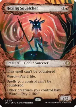 予約シングル』【Foil】(145)《呪詛の壊し屋/Hexing Squelcher》[ECL