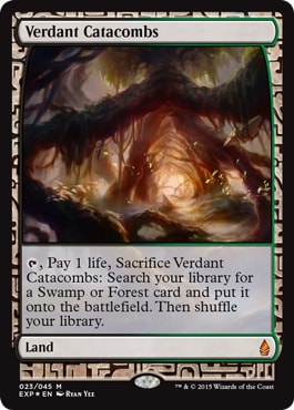 MTG Verdant Catacombs EXP foil 新緑の地下墓地 Foil】《新緑の地下