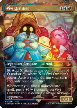 MTG 英語版 迷える黒魔道士 ビビ Vivi Ornitier FIN 2枚 迷える黒魔