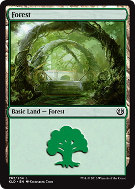 Foil】(262)《森/Forest》[KLD] 土地 | 日本最大級 MTG通販サイト