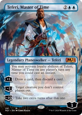 mtg 時間の旅人、テフェリー エラー プロモ 日本語版 BRO Teferi