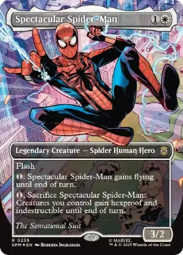 MTG スペクタキュラー・スパイダーマン テクスチャーfoil No.235 MTG