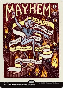 1715)□ボーダーレス□《波乱の悪魔/Mayhem Devil》[SLD] 金 | 日本