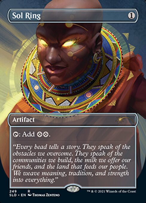 249)□ボーダーレス□《太陽の指輪/Sol Ring》[SLD] 茶R | 日本最大級