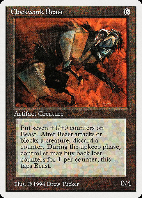 機械仕掛けの獣/Clockwork Beast》[LEB] 茶R | 日本最大級 MTG通販