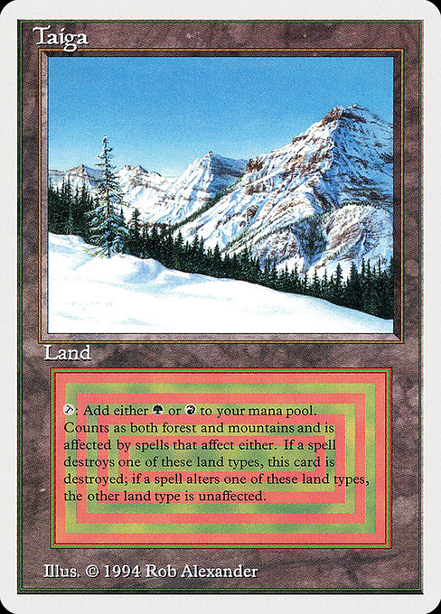 Taiga》[3ED] 土地R | 日本最大級 MTG通販サイト「晴れる屋」