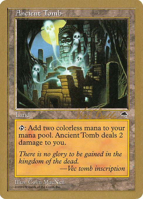 古えの墳墓/Ancient Tomb】Foil 英語版 MTG 古えの墳墓/Ancient Tomb