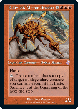 MTG 初版 神河物語 鏡割りのキキジキ foil 日本語 美品・foil】鏡割り