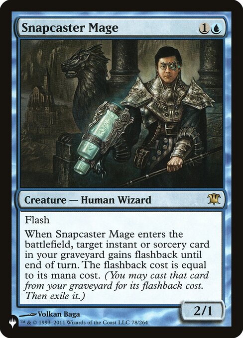 Foil】《瞬唱の魔道士/Snapcaster Mage》[ISD] 青R | 日本最大級 MTG