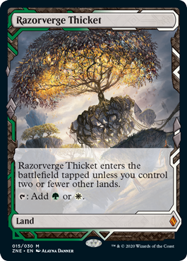 剃刀境の茂み/Razorverge Thicket》[SOM] 土地R | 日本最大級 MTG通販