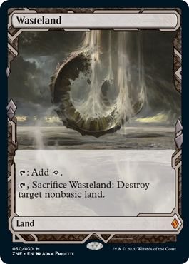 MTG 不毛の大地/Wasteland 日4 Foil】《不毛の大地/Wasteland》[EXP