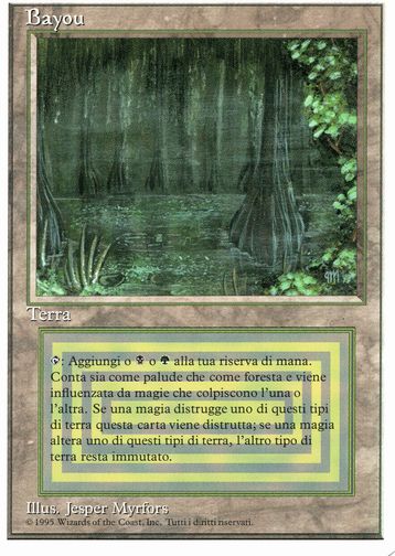 Bayou マジック：ザ・ギャザリング 土地カード Bayou》[2ED] 土地R