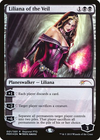 ヴェールのリリアナ プロモ Foil】《ヴェールのリリアナ/Liliana of