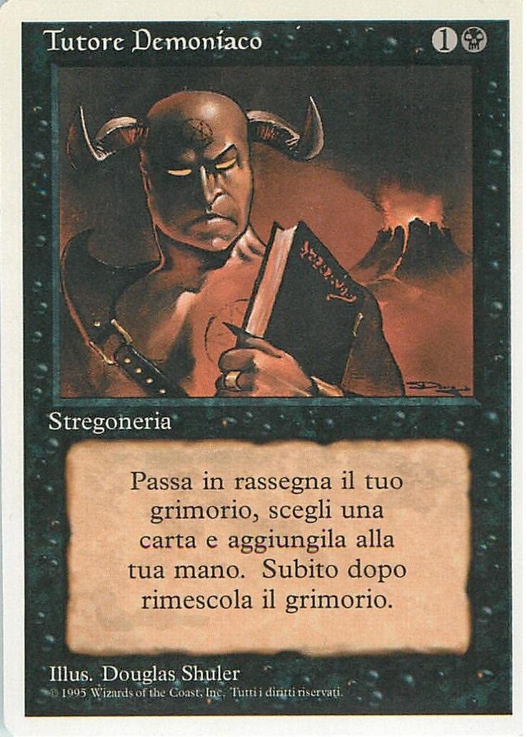 買取：【Foil】□新枠□《悪魔の教示者/Demonic Tutor》(2008年版