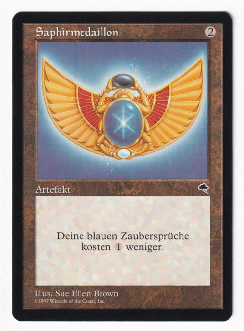 MTG サファイアの大メダル Sapphire Medallion TMP 5枚 Sapphire
